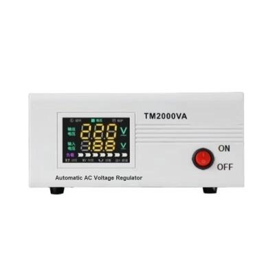 China JIW TM2000VA Automatic AC Voltage Stabilizer Regulator 220V 230V AVR Relay Control Power Director for sale