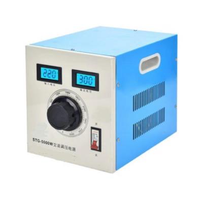 China Electrical Equipment STG 5000W Single Phase 0v to 300v 220V Isolation Voltage Regulators Adjustable Automatic Stabilizers for sale