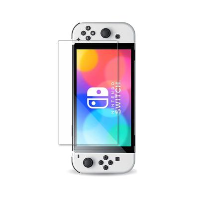 China Game Player Screen Protector HD Clear Oleophobic Coating Tempered Glass For Nintendo Switch OLED Screen Protector for sale