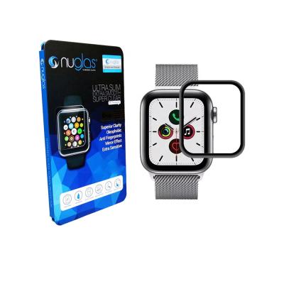 China Premium Smart Watch 3D Full Coverage 9H Anti Scratch Screen Protector Film Tempered Glass For Apple Watch 6 for sale