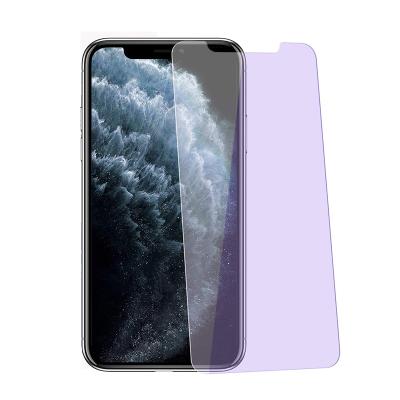 China Bulk Anti Blue Light 2.5D Anti Blue Light Anti-scratch Tempered Glass Screen Protector For iPhone XR/11 for sale