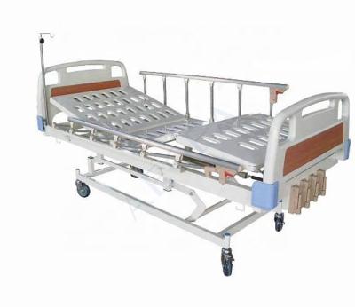 China 5-Function Medicare Furniture Al-alloy Handrails Hospital Style Metal Manual Beds AG-BMS001 5 for sale