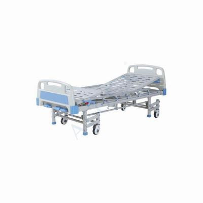 China AG-BMS008 Hospital Furniture Medical Examination Crank Manual Hospital Bed 3 Antirust Clinics For Sale for sale