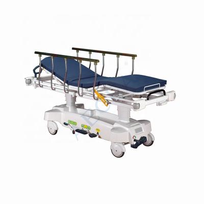 China AG-HS001 Medical Equipment Spare Metal Parts Hospital Patient Emergency Braking Manual Stretchers for sale