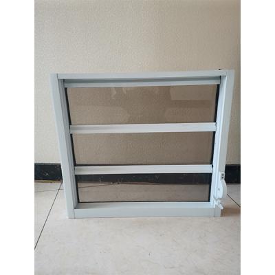 China Customizable White Glass Louver Window With Acceptable OEM Shutter for sale