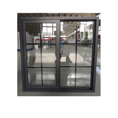 Cina Disegno semplice e trasparente Vinyl Slide Windows Americano UPVC Sliding Windows per il vostro in vendita