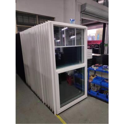 China Ventana corredera de PVC suspendida única Casamento de revestimiento de UPVC Ventanas ODM en venta