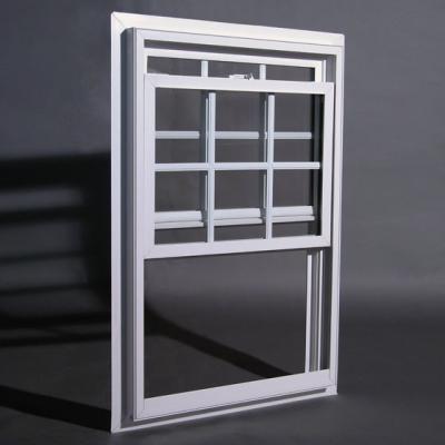 China Ventana vertical corredera de banda baja de vinilo blanco suspendido 48x60 en venta