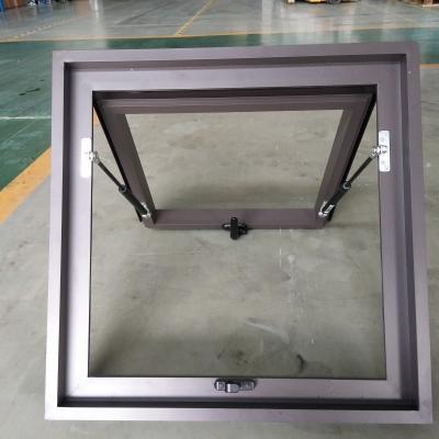 China Vidro Temperado Alumínio Cor Top Hang Window Awning Design Skylights à venda