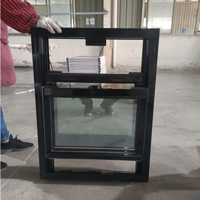 China 3.54 pulgadas de aluminio de doble colgado con ventana inclinada Negro en venta