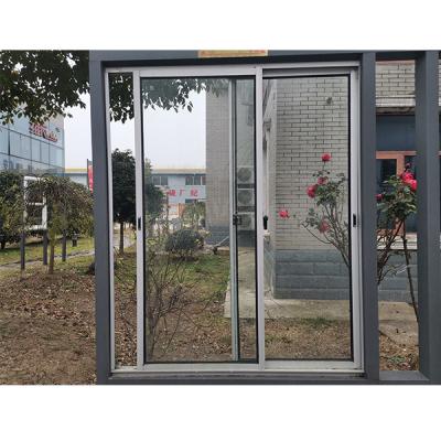 China Aluminio para el hogar UPVC 60 X 24 Ventana corredera con malla de fibra de vidrio en venta