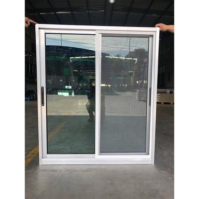 China Colour primario de aleación de aluminio Ventana doble corredera con bloqueo táctil en venta