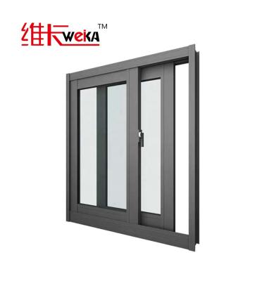 Chine fenêtre coulissante en UPVC en noir, blanc ou en acier inoxydable durable à vendre