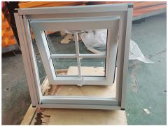 WEIKA UPVC TOP hung window with grill awning design