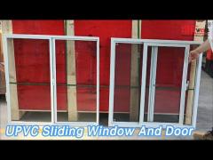 Single UPVC Sliding Window And Door Air Circulation With Plastic Grill