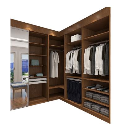 China Adjustable Wood (Height) U Shape Modern Wardrobe Cabinet Furniture Walk In Wardrobe for sale