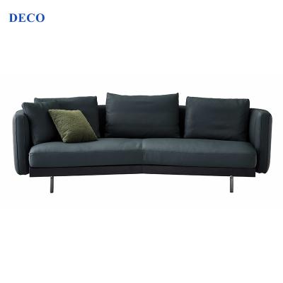 China Modular Modern Scalp Whip Sofa With Four Seater Italian Sleek Style for sale