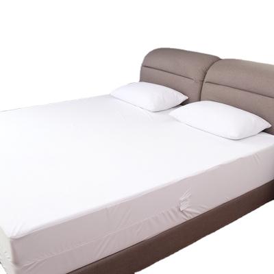 China Walmart Air Permeable White Encasement Zippered Waterproof Mattress Protector for sale