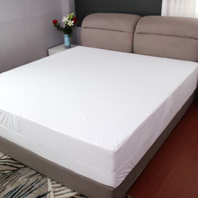 China White Polyester Knitted Bed Insect Proof Air Permeable Full-wrapped Mattress Encasement Cover for sale