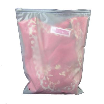 China Wholesale Disposable Packaging Plastic Bag Frosted Zipper Customized Frosted Bag Polyester Plastic Bag for sale