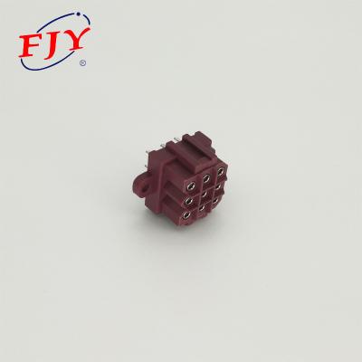 China PCB Over 20 Years Custom PH5.0 9PIN Smoked Socket Red Header Terminal Block for sale