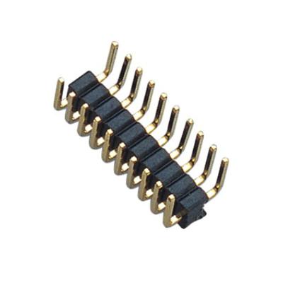 China PCB 2.00mm Pitch H2.0mm Single Row Straight DIP Pin Header Connector for sale