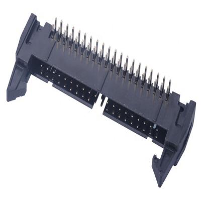 China Straight PCB 2*20 Pin 2.54mm Immersion PCB Connector Box Header For IDC Cable for sale