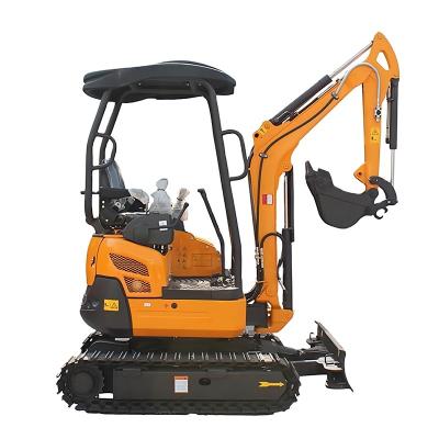 China Factory Price China Hydraulic Excavator Mini Excavadora 1.8 Ton Minibagger Crawler Machine Garden Farmland Small Excavator for sale