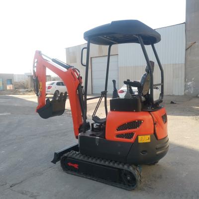 China Excavator 1.8 Ton Mini Track Crawler Small Excavator Digger Tractor Micro Garden Farmland For Sale Crawler Farm Hydraulic Garden for sale