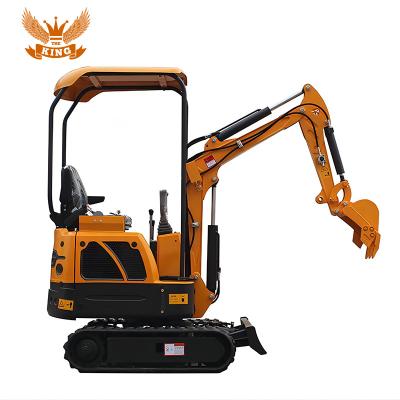 China Multifuction Mini Excavator VOTE 1 Ton Mini Excavator 1 Ton Crawler Micro Excavator With Joystick Control 2 for sale