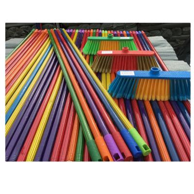 China Hot Sales Fashion PVC Coated BRUSH HANDLE/PLASTIC BROOM STICK WOODEN BROOM HANDLE FOR Brooms for sale