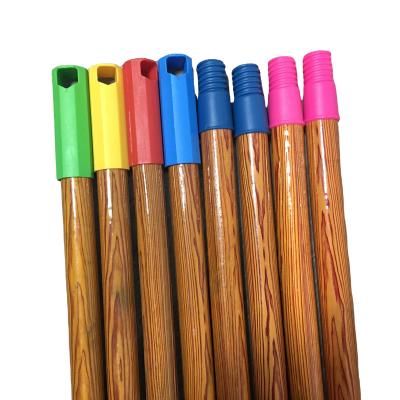 China ROAD Eucalyptus Wire Wood Handle Wooden Broom Italian Plastic Stick For Broom Brush for sale