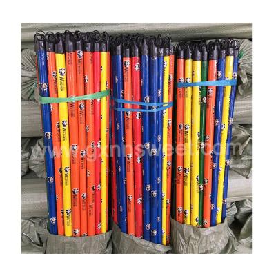 China New Products Eco - Friendly Panda PVC Wooden Broom Stick For Indian Market for sale