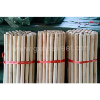 China Factory Price Viable Wooden Broom Handle Cheap Price PVC Coated Broom Handle WOODEN BROOM HANDLE for sale