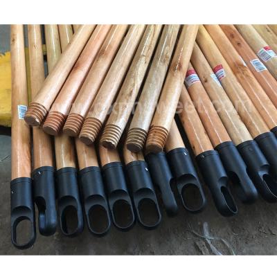 China House Varnished Wooden Broom Handle With Italian Wire Around Wooden Poles For Water Broom for sale