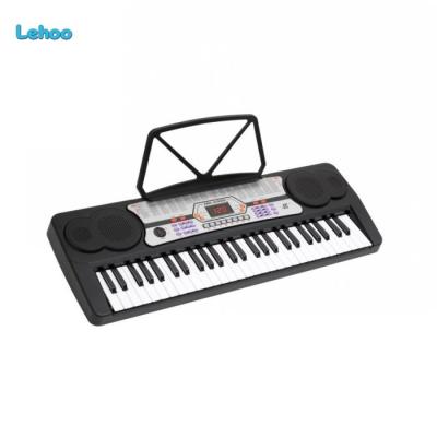 China With 54 musical instruments cheap kyes microphone prices keyboard digital piano with LED display toys for children 2019 for sale