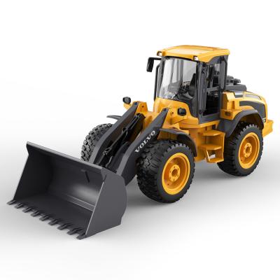 China Licensed 1:16 Scale Boy Toy 1:16 Scale 2.4G RC Engineering Wheel Loader Truck Battery Operated Double Eagle E569-003 for sale