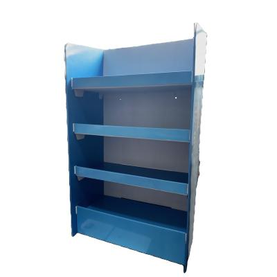 China Single Sided Cardboard Mailer Supermarket Stand Rack Single Paper Display Stand for sale