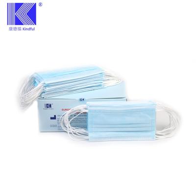 China EN 14683 Adult Hospital Wholesale Medical 3 Ply Disposable Surgical Face Mask for sale