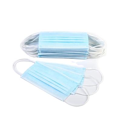 China Adult BFE 98% Hospital Use Surgical Mask Earloop 3ply Blue for sale