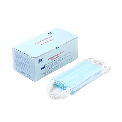 China Disposable Blue Surgical Mask Adult Disposable Medical Mask 3-Layer Coupons Price for sale