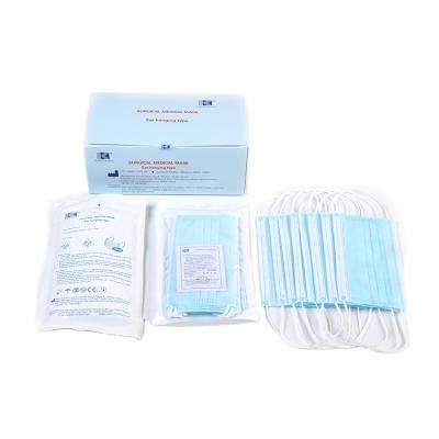 China Adult Medical Nonwoven Disposable Surgical Face Mask 3 Ply Surgical Mask Manufacturer for sale