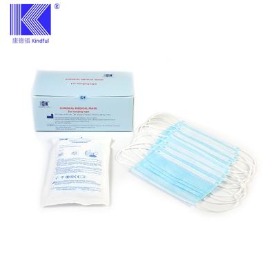 China Adult Disposable Face Mask 3 Layer Disposable Surgical Mask for sale