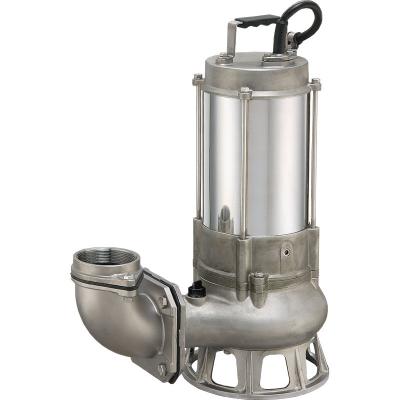 China Developing World Water Solutions Factory Direct Sales Non-Clog Stainless Steel Submersible Sewage Pump for sale