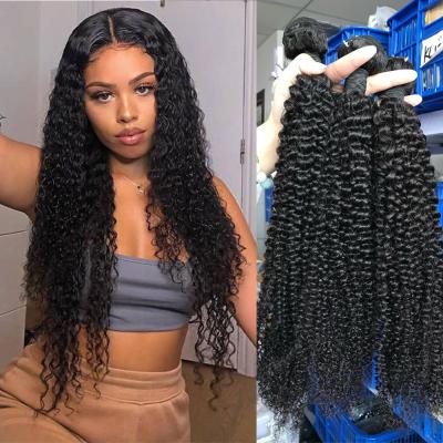 China Wholesale Natural Virgin Hair Cuticle Aligned Hair Grade 10a 11a 12a 40 Inch 100% Peruvian Virgin Hair Curly Curly Hair Weave Bundles for sale