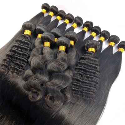 China Natural Straight/Body/Water/Human Brazilian Cuticle Aligned Hair Straight/Loose Curly/Deep Curly/Loose/Deep Curly/Fumi Hair 100 Bundles Hair for sale