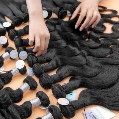 China Straight 100% Virgin Human Hair 12A Grade Double Bundles Virgin Hair Extensions Vendors Natural Brazilian Body Wave Straight 100% Volume for sale