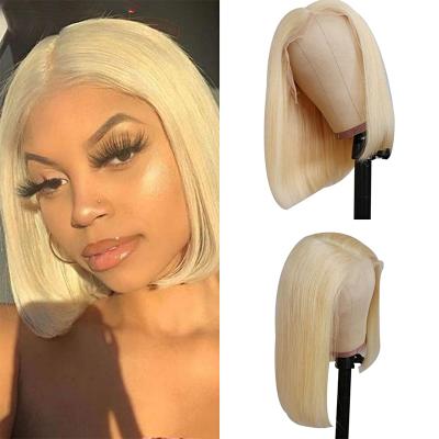 China Straight 613 Human Virgin Highlight Wigs Honey Blonde Design Brazilian Straight Lace Frontal Wig Hair Extension Human Virgin Wigs for sale