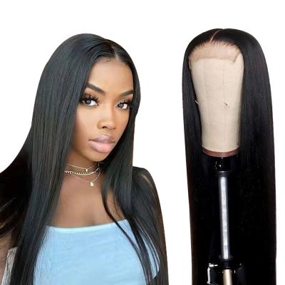 China Brazilian Straight Wave 40 Inch Full Lace Wig 100% Virgin Human Hair Straight Full Extension With Closure Supplier Wholesale Lace Front Wigs for sale