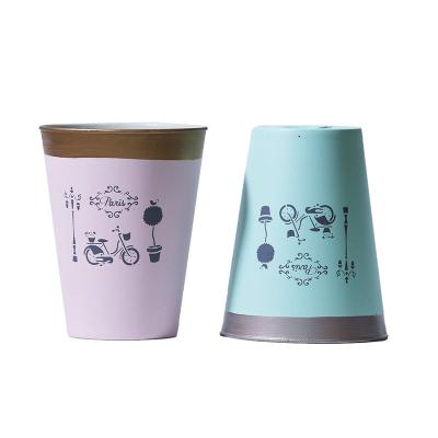 China Eco-friendly high quality decorative cylindrical flower pot for sale